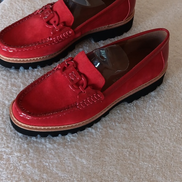 NWOT Donald Pliner Helio Suede Loafers - Picture 4 of 16